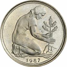 50 Pfennig 1987 F  