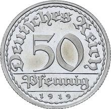 50 пфеннигов 1919 A  