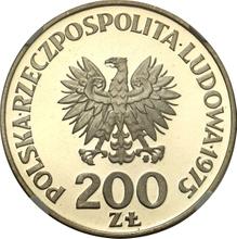 200 Zlotych 1975 MW  JMN "30 years of Victory over Fascism" (Pattern)