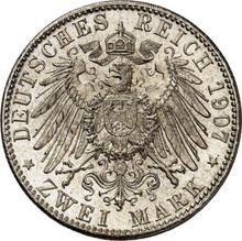 2 marcos 1907 D   "Bavaria"