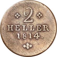 2 геллера 1814   