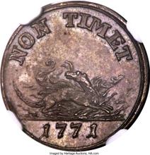 Ползлотек (2 гроша) 1771    "Монограмма печатная" (Пробный)