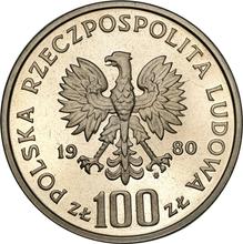 100 złotych 1980 MW   "Głuszec" (PRÓBA)