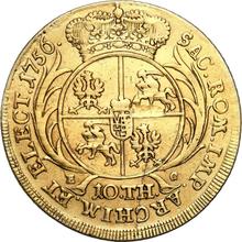 10 talarów (podwójny august d'or) 1756  EC  "Koronny"