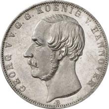 2 táleros 1854  B  "Visita a la casa de moneda"