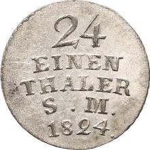 1/24 thaler 1824   