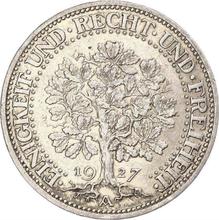 5 Reichsmark 1927 A   "Oak Tree"