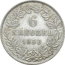 6 Kreuzer 1850   