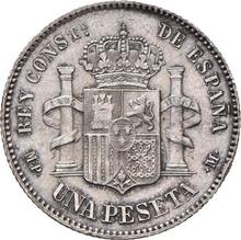 1 peseta 1889  MPM 