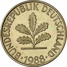 10 Pfennige 1988 F  