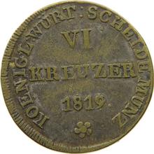 6 Kreuzer 1819   