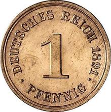1 Pfennig 1891 F  