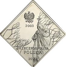 20 złotych 2003 MW  ET "25-lecie pontyfikatu Jana Pawła II"