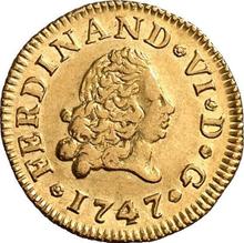 Medio escudo 1747 M AJ 