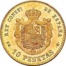 10 Pesetas 1878  EMM 