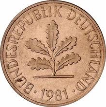 2 Pfennig 1981 J  