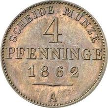 4 Pfennige 1862 A  