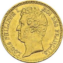 20 франков 1831 B   "Гурт вдавленный"