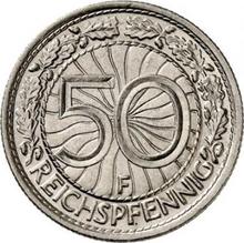 50 Reichspfennig 1929 F  