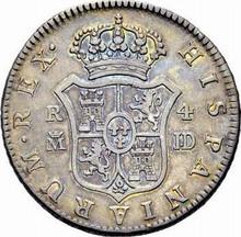 4 reales 1782 M JD 