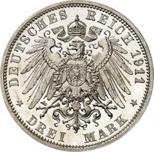 3 marcos 1911 A   "Lübeck"