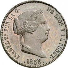 25 Centimos de Real 1855   