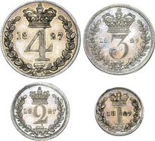 Coin set 1827    "Maundy"