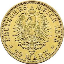 10 marcos 1875 F   "Würtenberg"