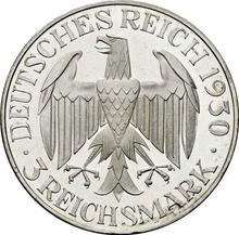 3 Reichsmarks 1930 F   "Zepelín"