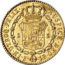 2 escudo 1830 S JB 