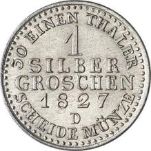 1 Silber Groschen 1827 D  