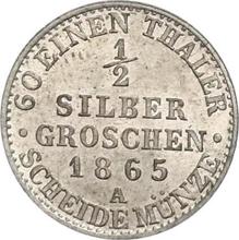 1/2 Silbergroschen 1865 A  