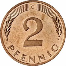 2 Pfennig 1996 G  