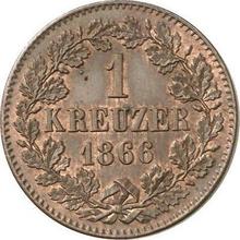 1 Kreuzer 1866   