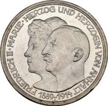 3 марки 1914 A   "Ангальт"