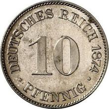 10 Pfennige 1874 C  