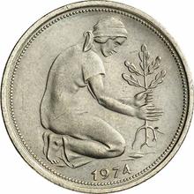 50 Pfennige 1974 G  