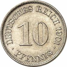 10 fenigów 1901 J  