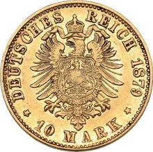 10 marcos 1879 H   "Hessen"