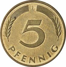 5 Pfennig 1996 J  