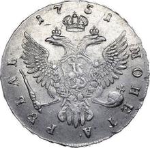 1 rublo 1751 ММД   "Tipo Moscú"