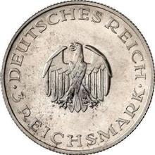 3 Reichsmarks 1929 J   "Lessing"