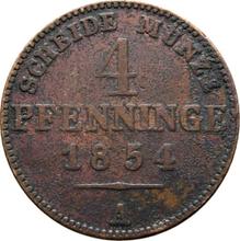 4 fenigi 1854 A  