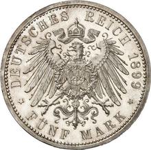 5 marcos 1899 A   "Prusia"