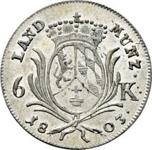6 Kreuzer 1803   
