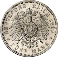 5 marcos 1895 A   "Prusia"