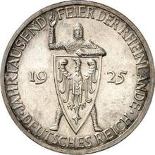 3 Reichsmarks 1925 J   "Renania"