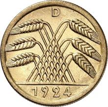 50 Rentenpfennigs 1924 D  