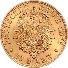 10 Mark 1876 F   "Wurtenberg"