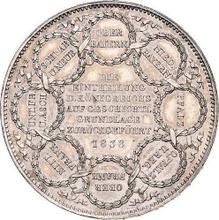 Doppeltaler 1838    "Einteilung des Königreichs"